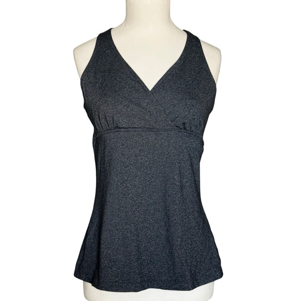 Prana Hope Tank Top Heather Gray Size M Activewear Yoga *EUC - Picture 2 of 8